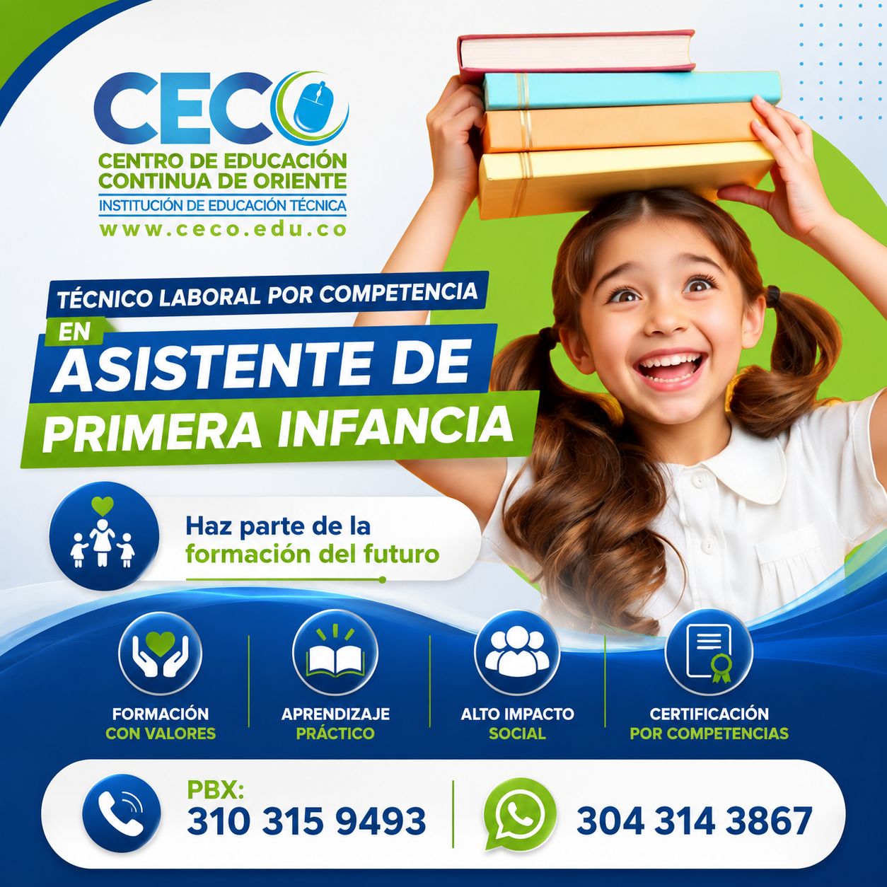 Técnico laboral por competencia en atención a la primera infancia
